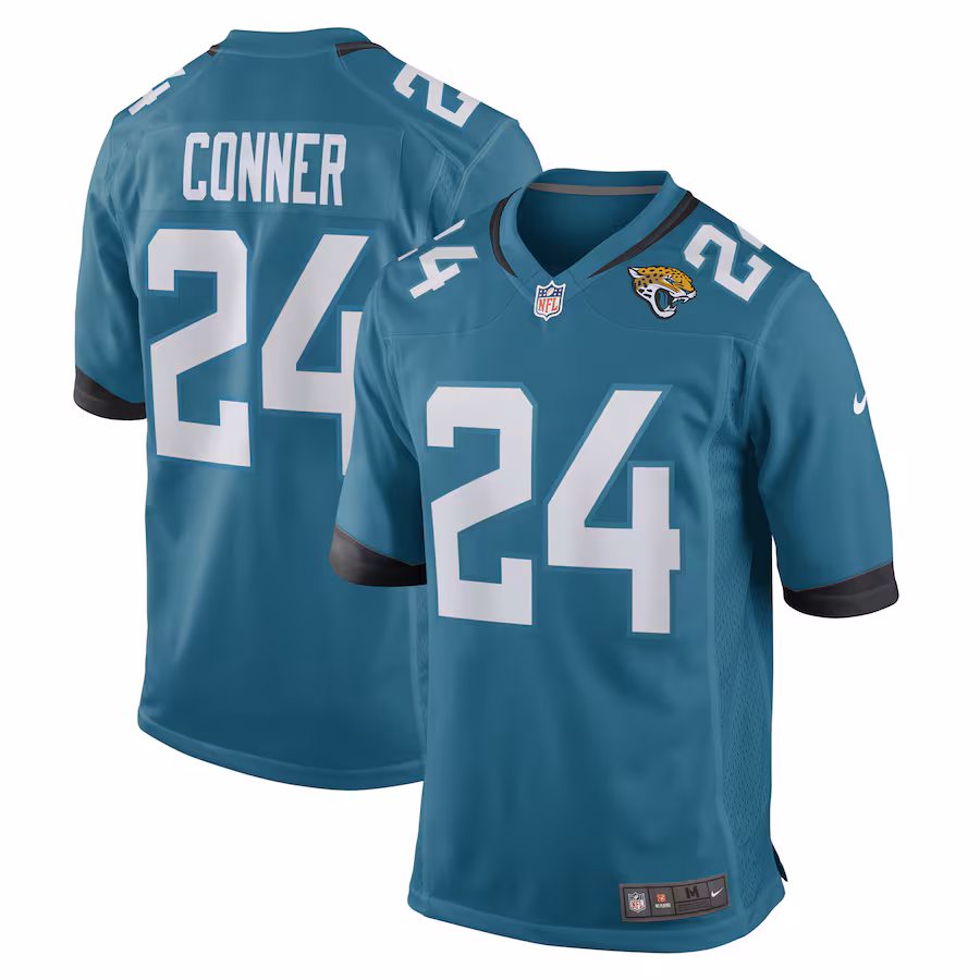 Men's Jacksonville Jaguars Snoop Conner Nike Teal Game Player Jersey - Puhuasuan