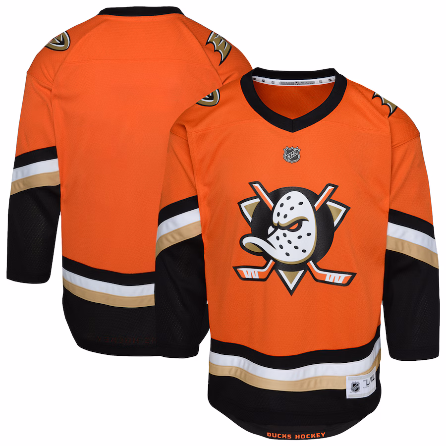 Youth Anaheim Ducks Orange Home Replica Jersey - Puhuasuan