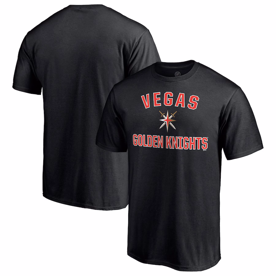 Men's Vegas Golden Knights Black Special Edition Victory Arch T-Shirt - Puhuasuan