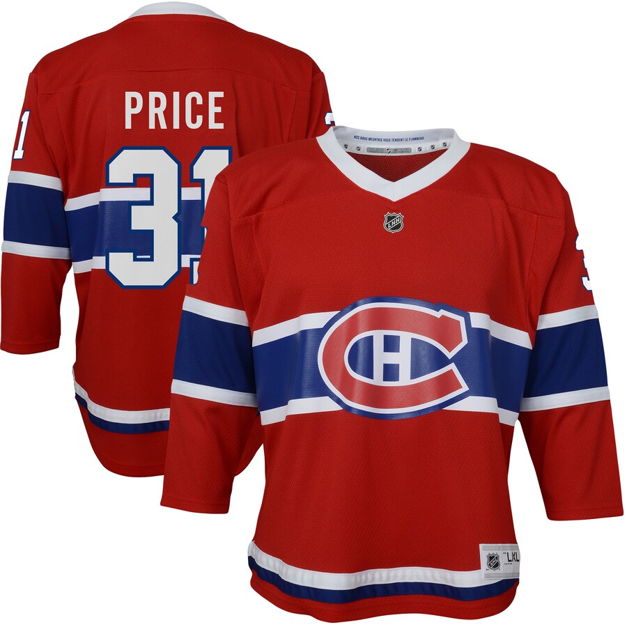 Youth Montreal Canadiens Carey Price Red Home Replica Player Jersey - Puhuasuan