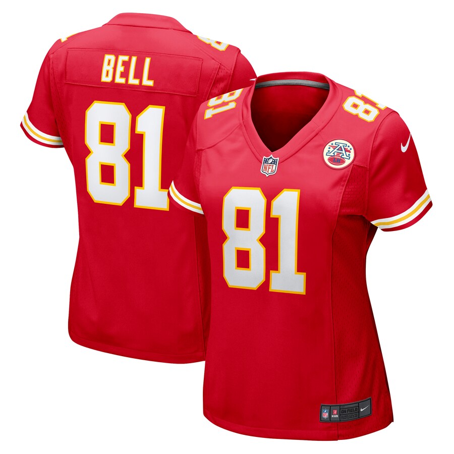 Women's Kansas City Chiefs Blake Bell Nike Red Game Player Jersey - Puhuasuan