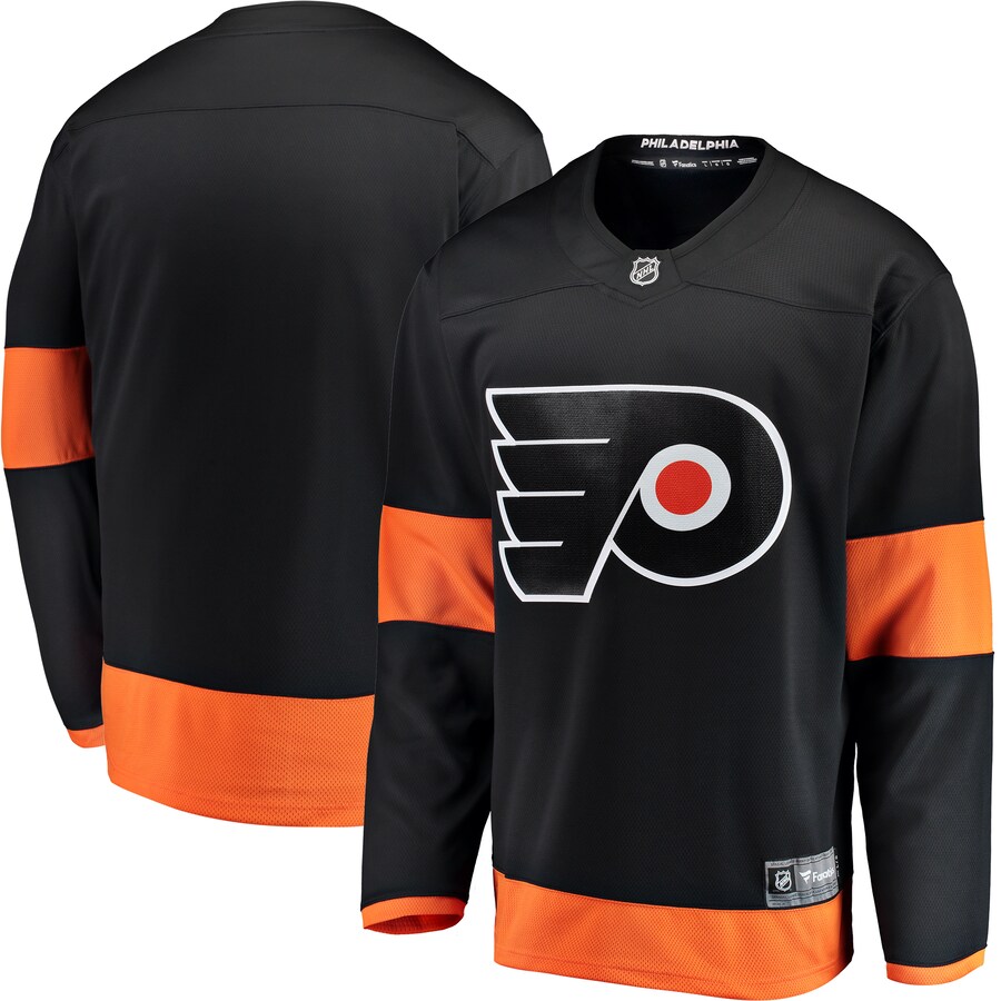 Youth Philadelphia Flyers Fanatics Branded Black Alternate Breakaway Jersey - Puhuasuan