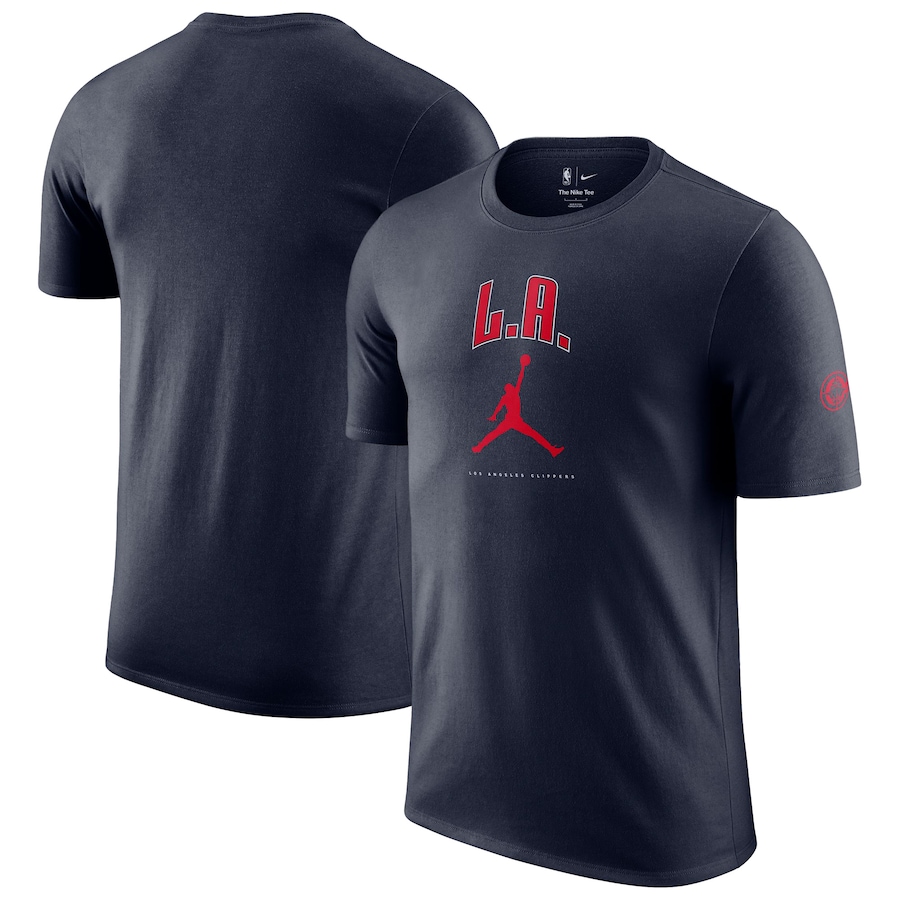 Unisex LA Clippers Jordan Brand Navy Essential Cities T-Shirt - Puhuasuan