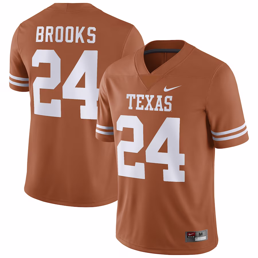 Jonathon Brooks Texas Longhorns Nike Player Game Jersey - Texas Orange - Puhuasuan