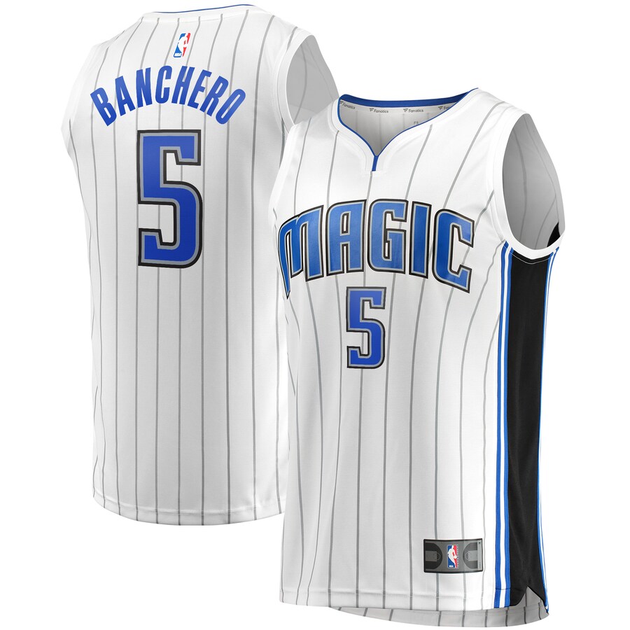 Men's Orlando Magic Paolo Banchero Fanatics White Fast Break Association Jersey - Puhuasuan