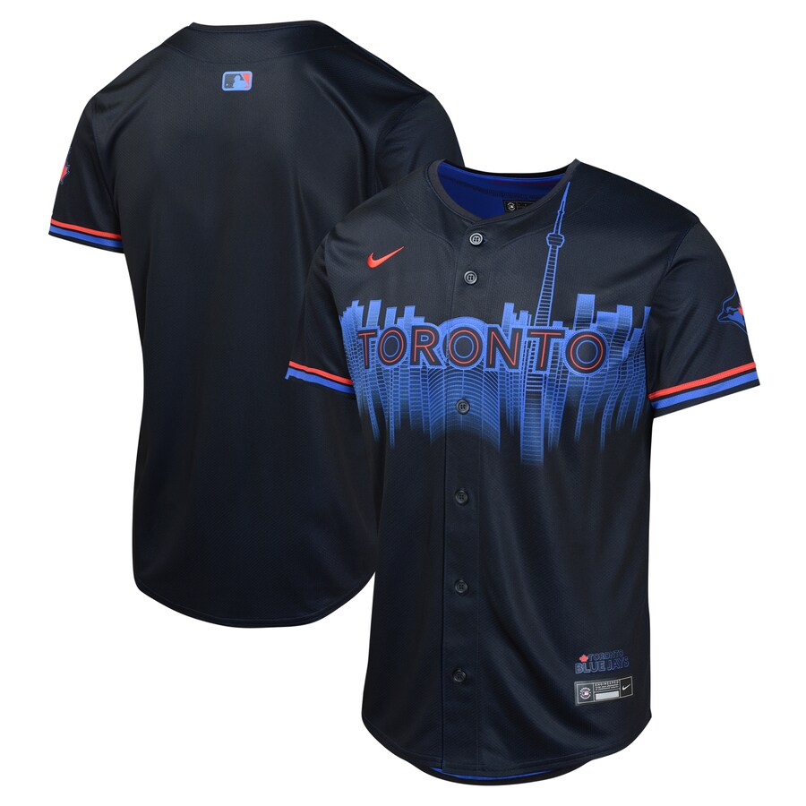 Youth Toronto Blue Jays Nike Black 2024 City Connect Limited Jersey - Puhuasuan