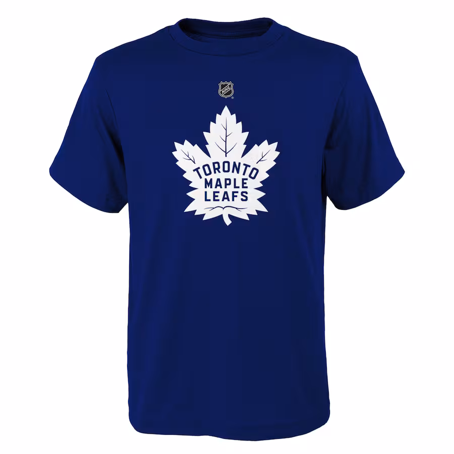 Youth Toronto Maple Leafs Blue Primary Logo T-Shirt - Puhuasuan