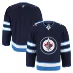 Men's Winnipeg Jets Fanatics Navy Home Authentic Pro Jersey - Puhuasuan