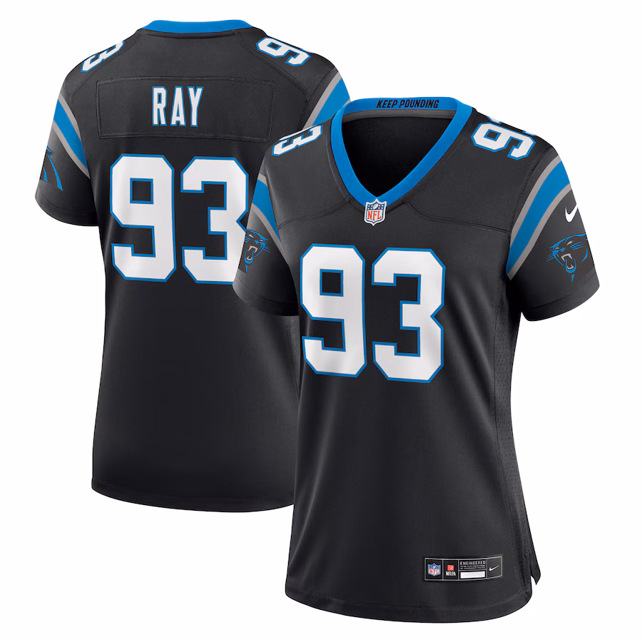 Women's Carolina Panthers LaBryan Ray Nike  Black Team Game Jersey - Puhuasuan