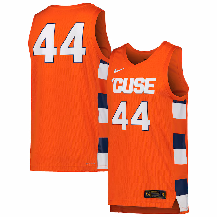 Men's Nike #44 Orange Syracuse Orange Team Replica Basketball Jersey - Puhuasuan