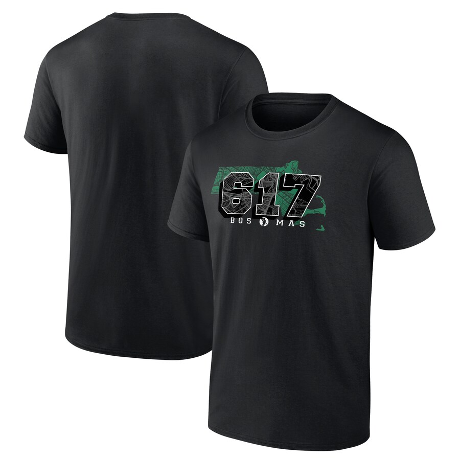 Men's Boston Celtics  Black Core Hometown Launch T-Shirt - Puhuasuan