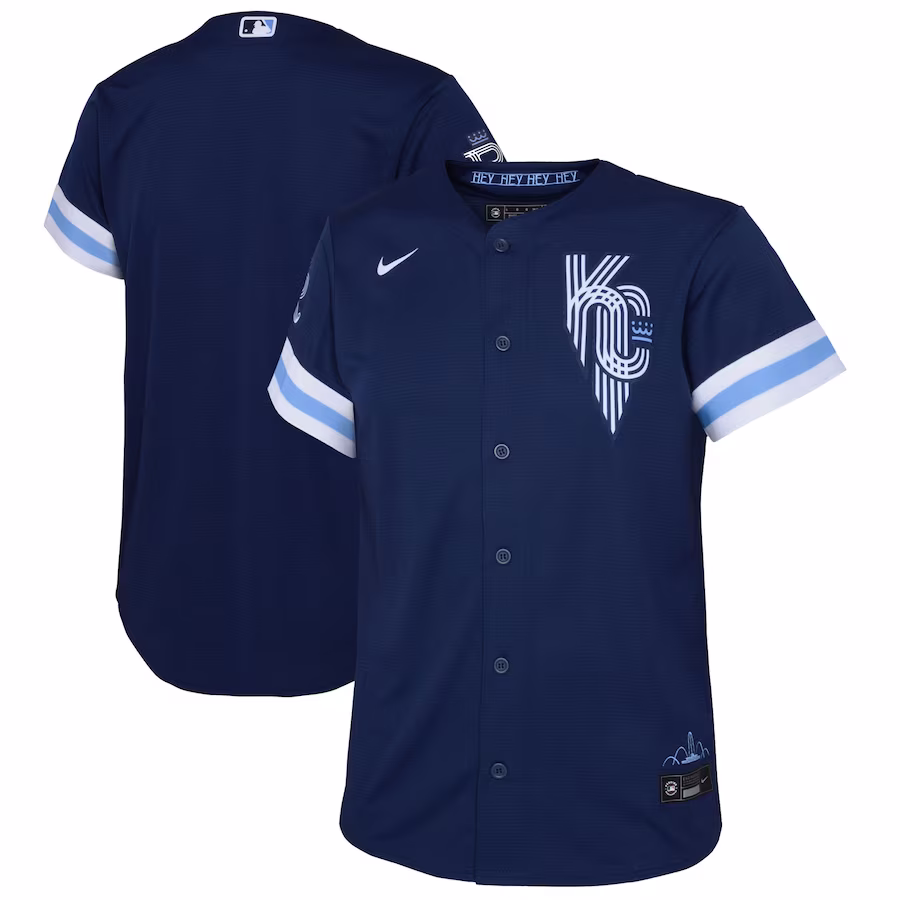 Youth Kansas City Royals Nike Navy City Connect Replica Jersey - Puhuasuan