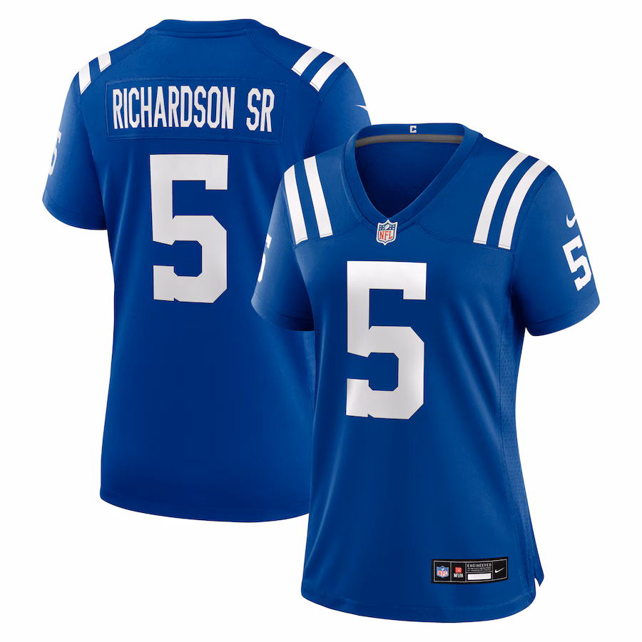 Women's Indianapolis Colts Anthony Richardson Sr. Nike Royal Team Game Jersey - Puhuasuan