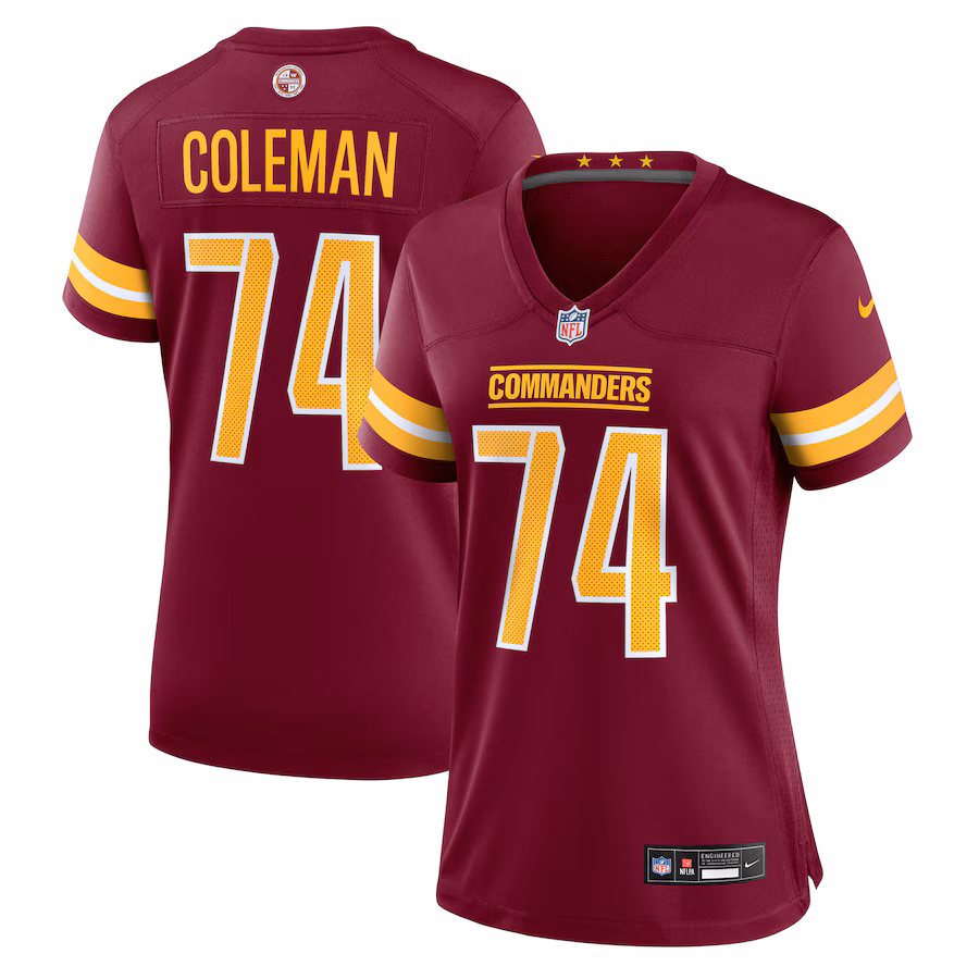 Women's Washington Commanders Brandon Coleman Nike Burgundy Game Jersey - Puhuasuan