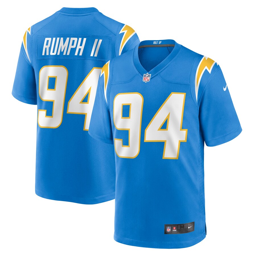 Men's Los Angeles Chargers Chris Rumph II Nike Powder Blue Game Jersey - Puhuasuan