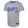 Youth Los Angeles Dodgers Shohei Ohtani Nike Gray Road Limited Jersey - Puhuasuan