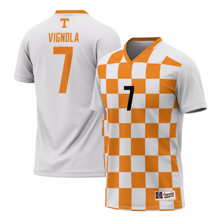 Youth GameDay Greats M.A. Vignola White Tennessee Volunteers Women's Soccer Fashion Jersey - Puhuasuan