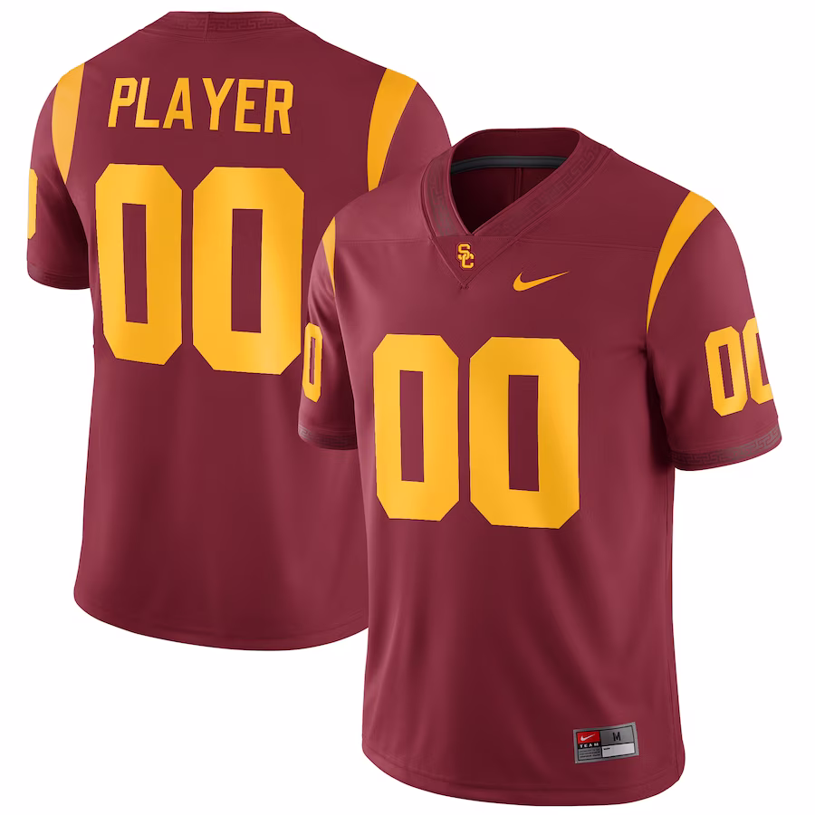 USC Trojans Nike Pick-A-Player NIL Replica Football Jersey - Crimson - Puhuasuan