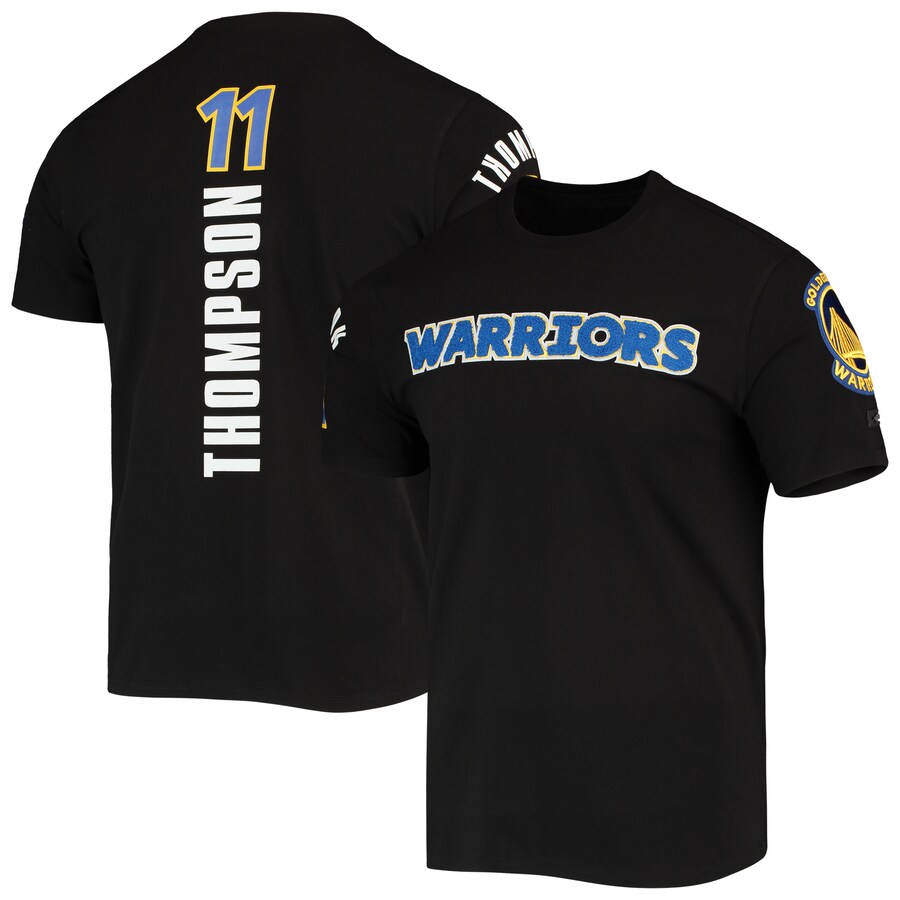 Men's Golden State Warriors Klay Thompson Pro Standard Black 75th Anniversary Team T-Shirt - Puhuasuan