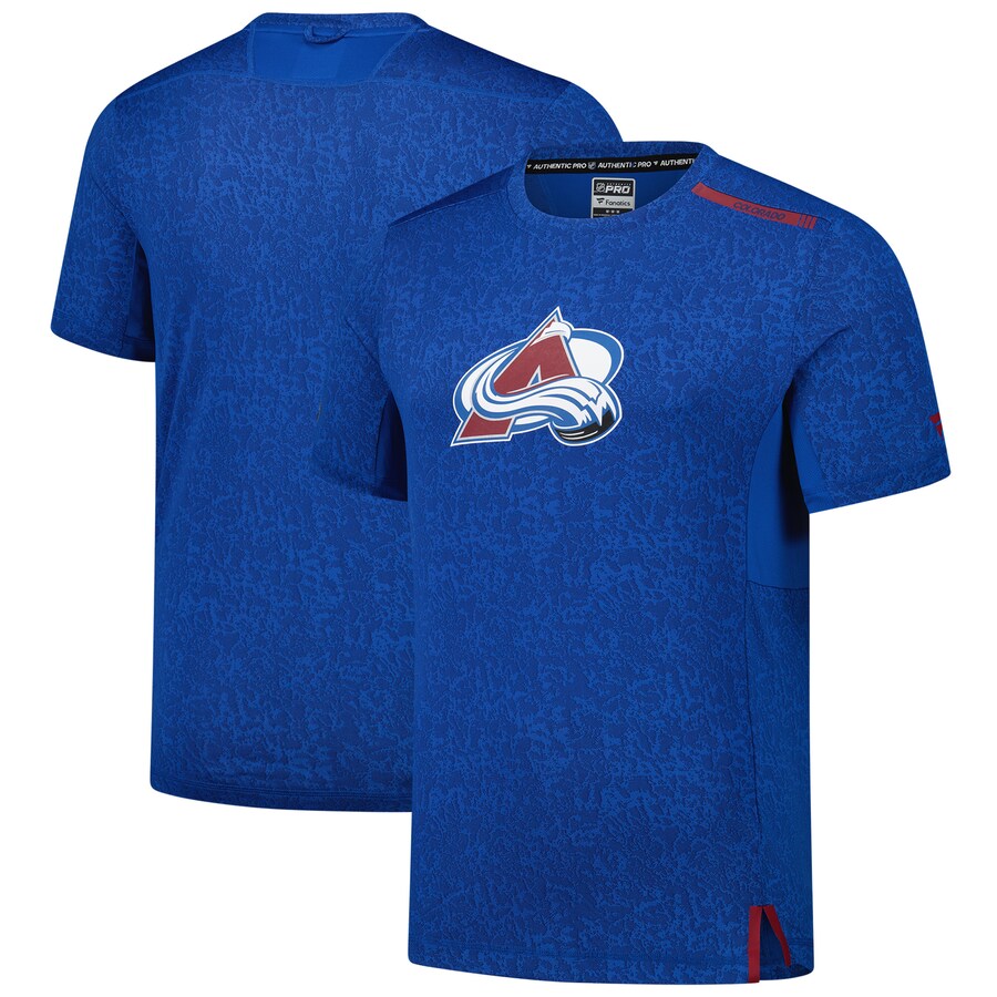 Men's Colorado Avalanche Fanatics Blue Authentic Pro Performance T-Shirt - Puhuasuan