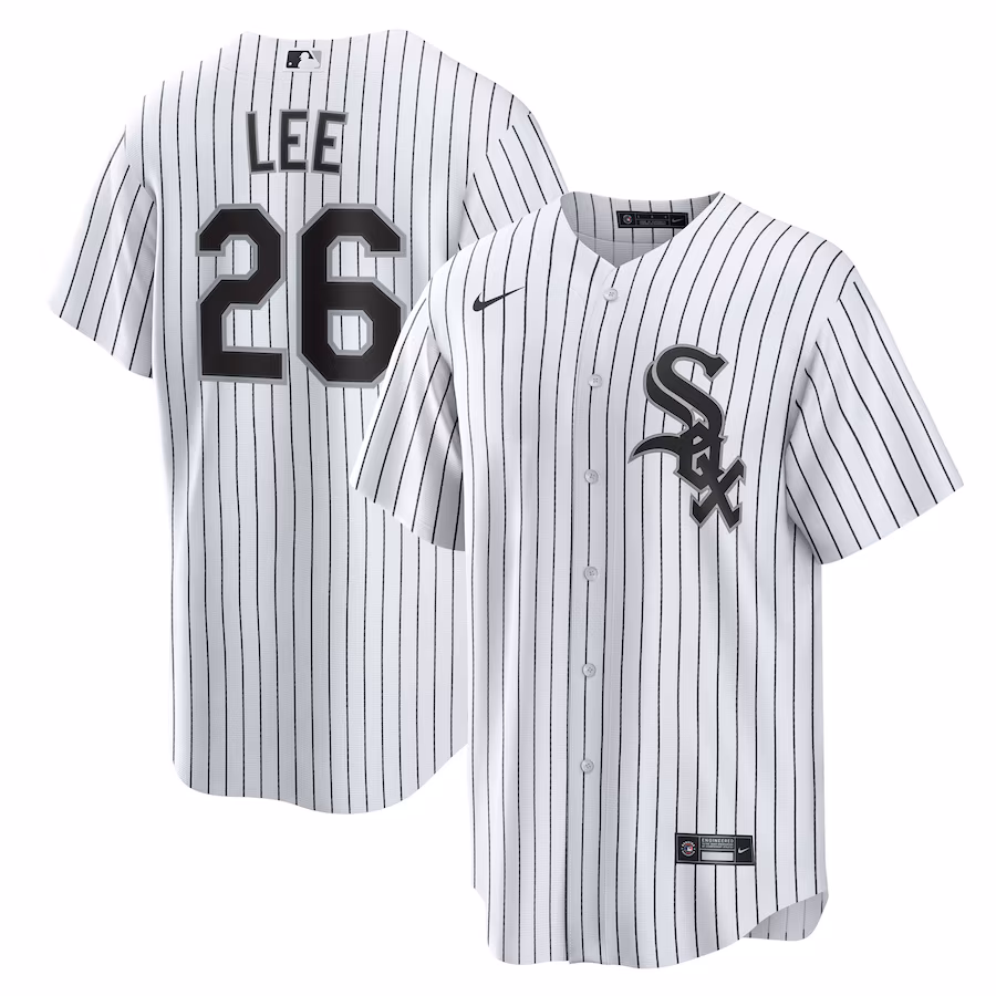 Men's Chicago White Sox Korey Lee Nike White Home Replica Jersey - Puhuasuan