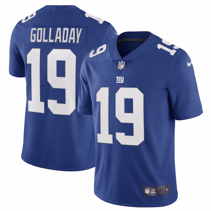 Men's New York Giants Kenny Golladay Nike Royal Vapor Limited Jersey - Puhuasuan