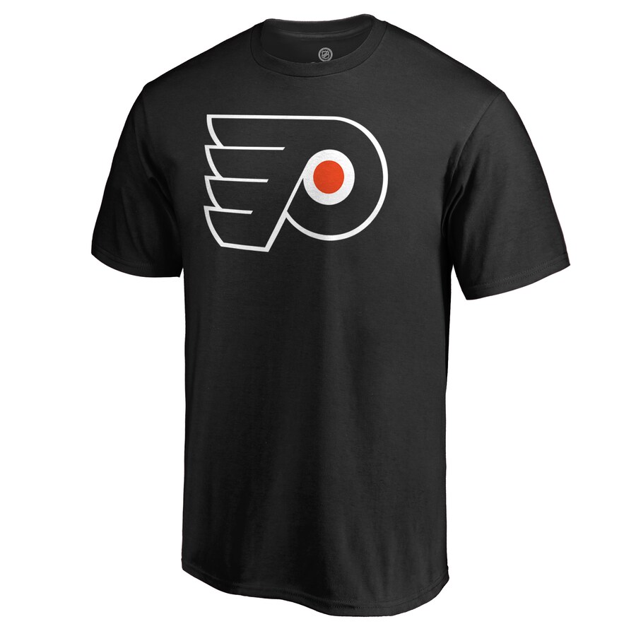 Men's Philadelphia Flyers Black Team Alternate T-Shirt - Puhuasuan