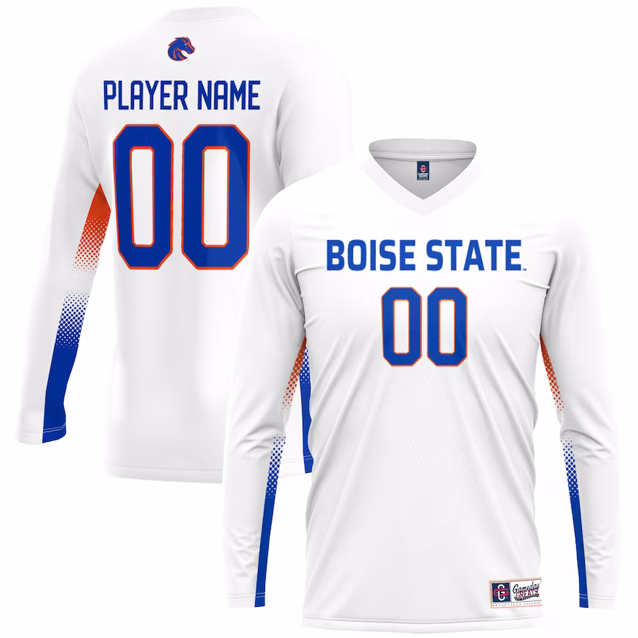 Boise State Broncos GameDay Greats Youth Lightweight NIL Women's Volleyball Jersey - White - Puhuasuan