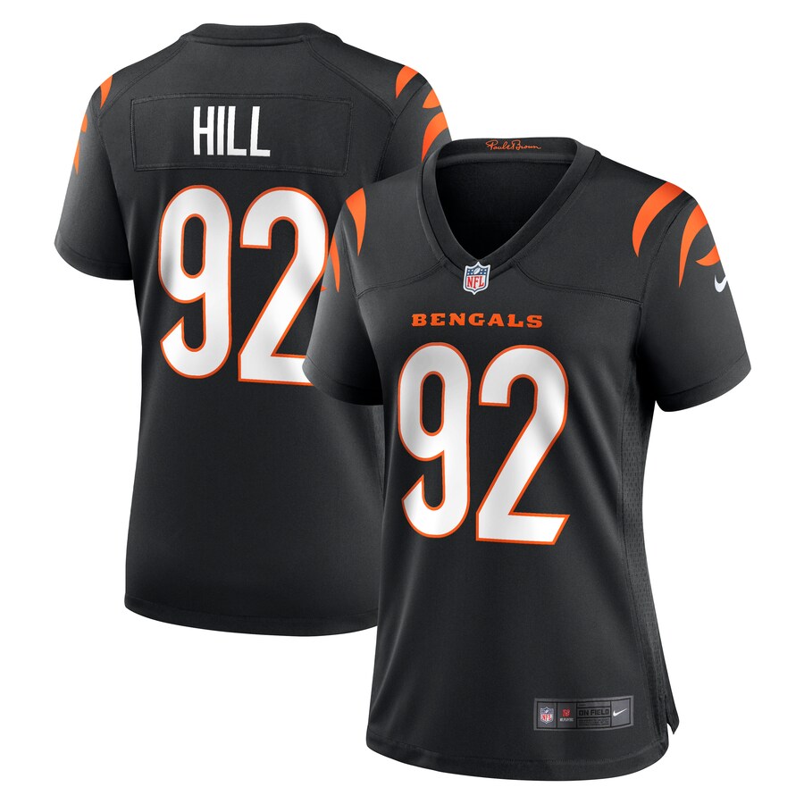 Women's Cincinnati Bengals B.J. Hill Nike Black Game Jersey - Puhuasuan
