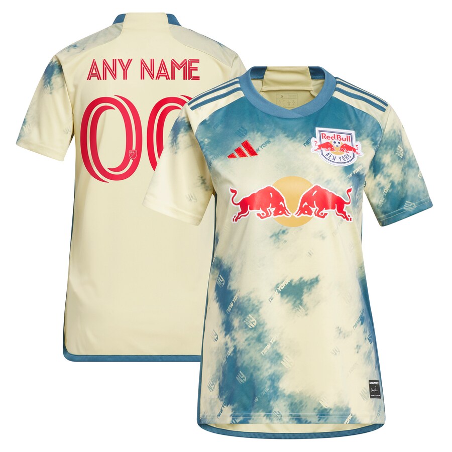 Women's New York Red Bulls adidas Yellow 2023 Daniel Patrick Kit Replica Custom Jersey - Puhuasuan