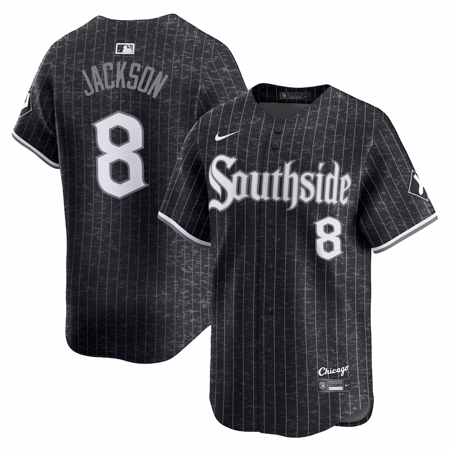 Men's Chicago White Sox Bo Jackson Nike Black City Connect Retired Player Jersey - Puhuasuan