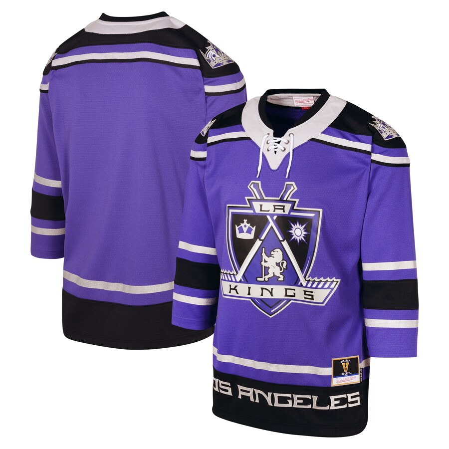 Youth Los Angeles Kings  Mitchell & Ness Purple 2002 Blue Line Player Jersey - Puhuasuan