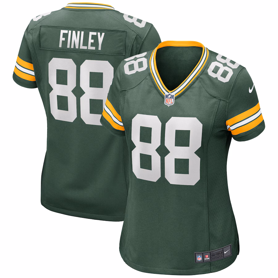 Women's Green Bay Packers Jermichael Finley Nike Green Game Retired Player Jersey - Puhuasuan