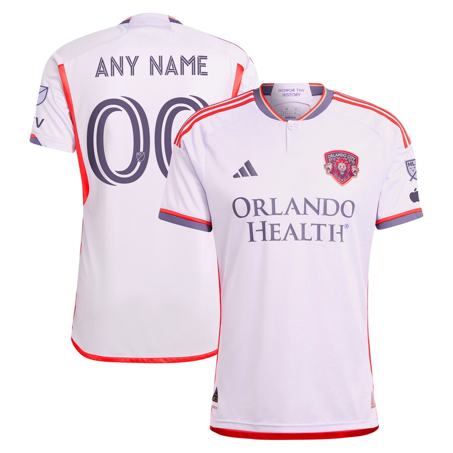 Men's Orlando City SC  adidas Purple 2024 Legacy Kit Authentic Custom Jersey - Puhuasuan