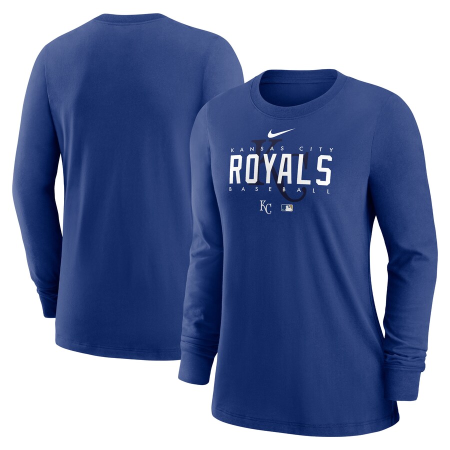 Women's Kansas City Royals Nike Royal Authentic Collection Legend Performance Long Sleeve T-Shirt - Puhuasuan