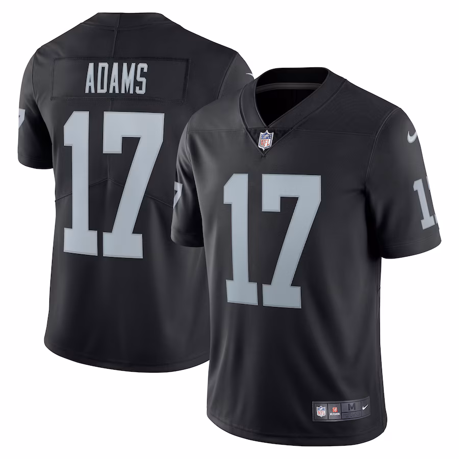 Men's Las Vegas Raiders Davante Adams Nike Black Vapor Limited Jersey - Puhuasuan