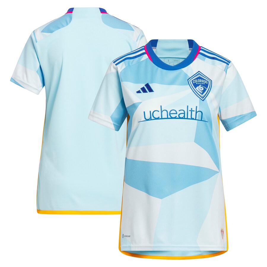 Women's Colorado Rapids adidas Light Blue 2023 New Day Kit Replica Jersey - Puhuasuan