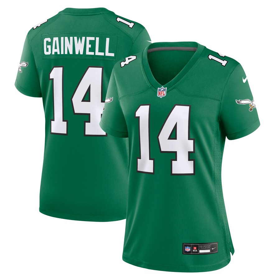 Women's Philadelphia Eagles Kenneth Gainwell Nike Kelly Green Alternate Game Jersey - Puhuasuan