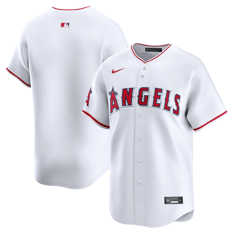 Youth Los Angeles Angels Nike White Home Limited Jersey - Puhuasuan