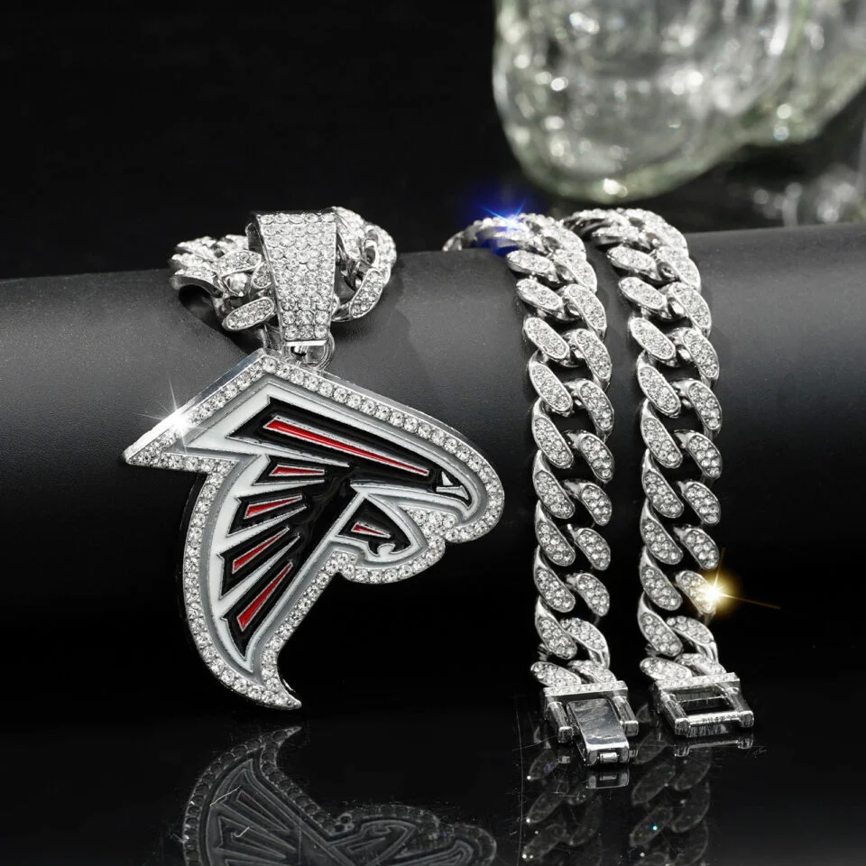 Atlanta Falcons Football Necklace for Fans - Puhuasuan