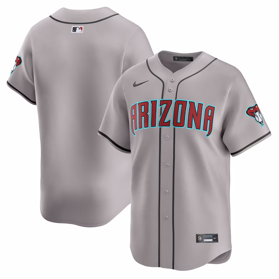 Men's Arizona Diamondbacks Nike Gray Away Limited Jersey - Puhuasuan