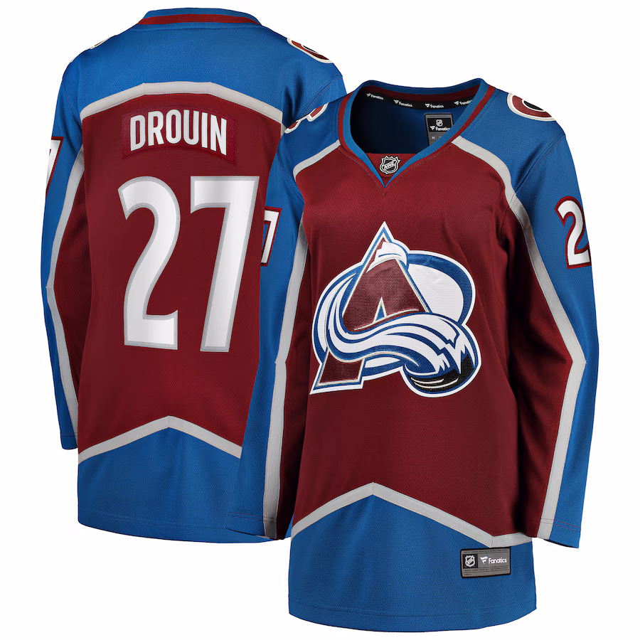 Women's Colorado Avalanche Jonathan Drouin Fanatics Maroon Home Breakaway Player Jersey - Puhuasuan