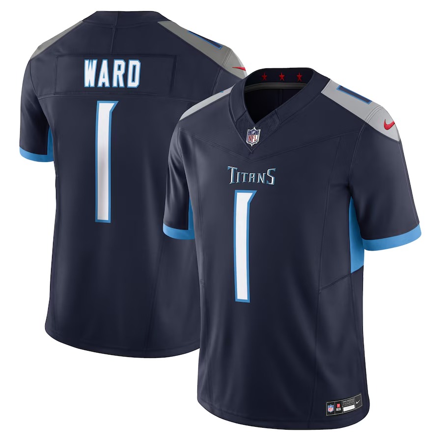 Men's Tennessee Titans Cameron Ward Nike Navy Alternate Limited Jersey - Puhuasuan