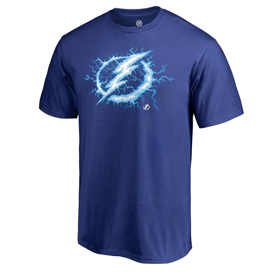 Men's Tampa Bay Lightning Blue Logo Hometown Collection Local T-Shirt - Puhuasuan