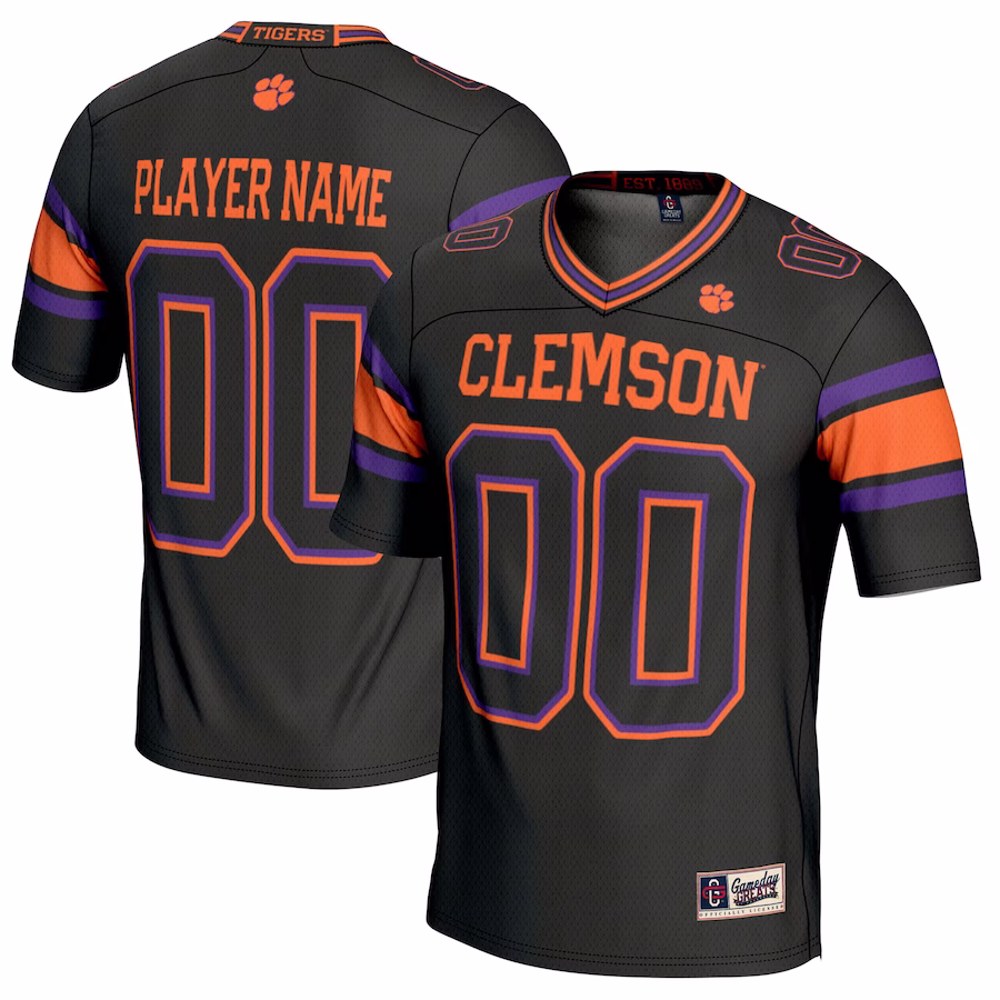 Clemson Tigers GameDay Greats Youth NIL Pick-A-Player Football Jersey - Black - Puhuasuan