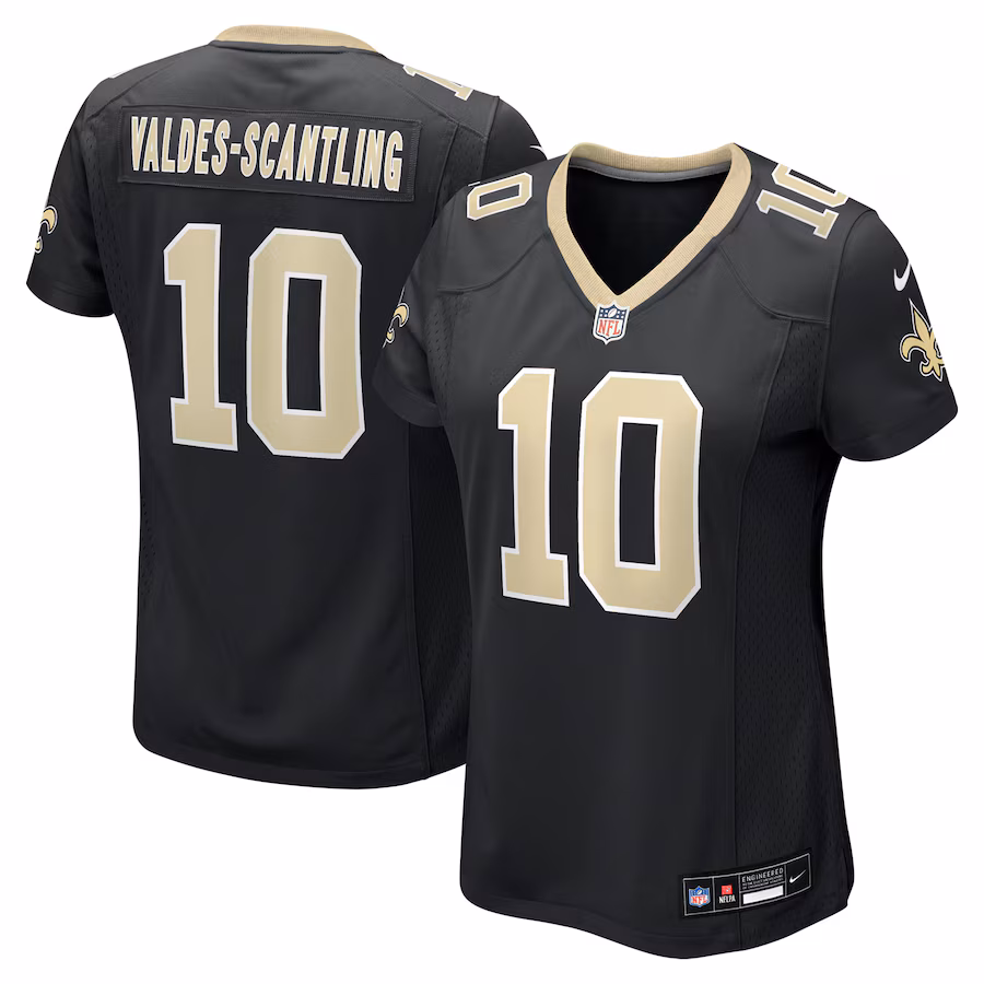 Women's New Orleans Saints Marquez Valdes-Scantling Nike Black Game Jersey - Puhuasuan
