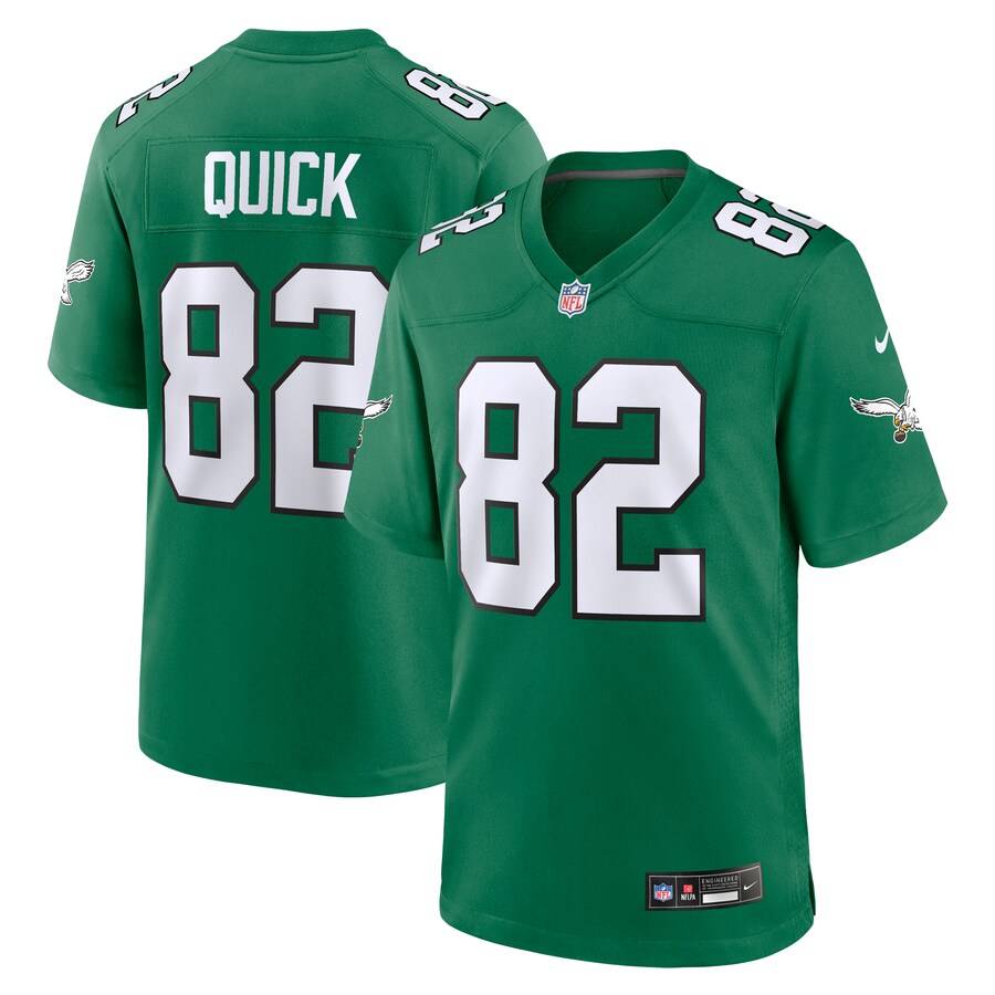 Men's Philadelphia Eagles Mike Quick Nike Kelly Green Alternate Game Jersey - Puhuasuan