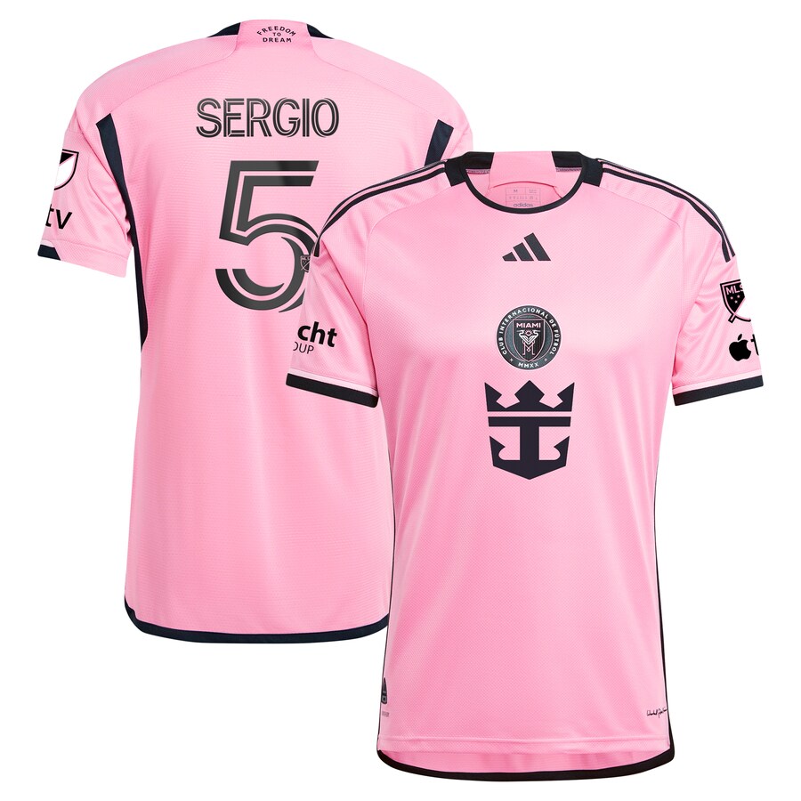 Men's Inter Miami CF Sergio Busquets adidas Pink 2024 2getherness Authentic Player Jersey - Puhuasuan