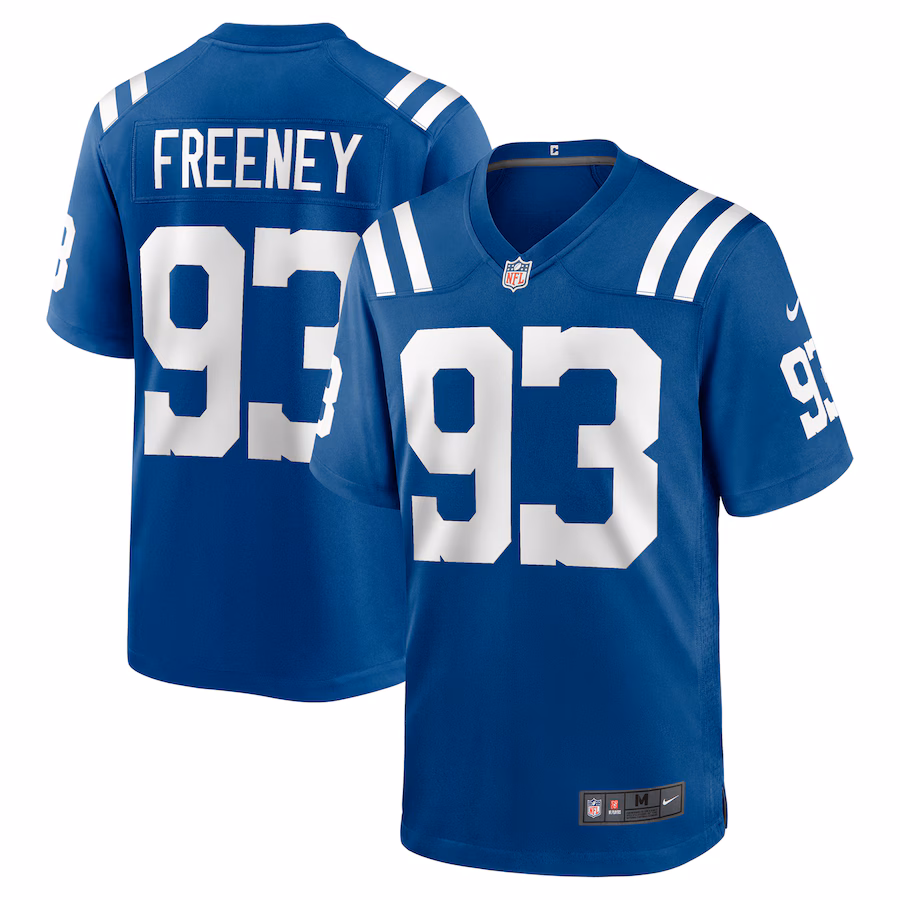 Men's Indianapolis Colts Dwight Freeney Nike Royal Team Retired Player Game Jersey - Puhuasuan