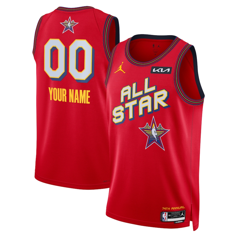 Unisex Jordan Brand Red 2025 NBA All-Star Game Swingman Pick-A-Player Jersey - Puhuasuan